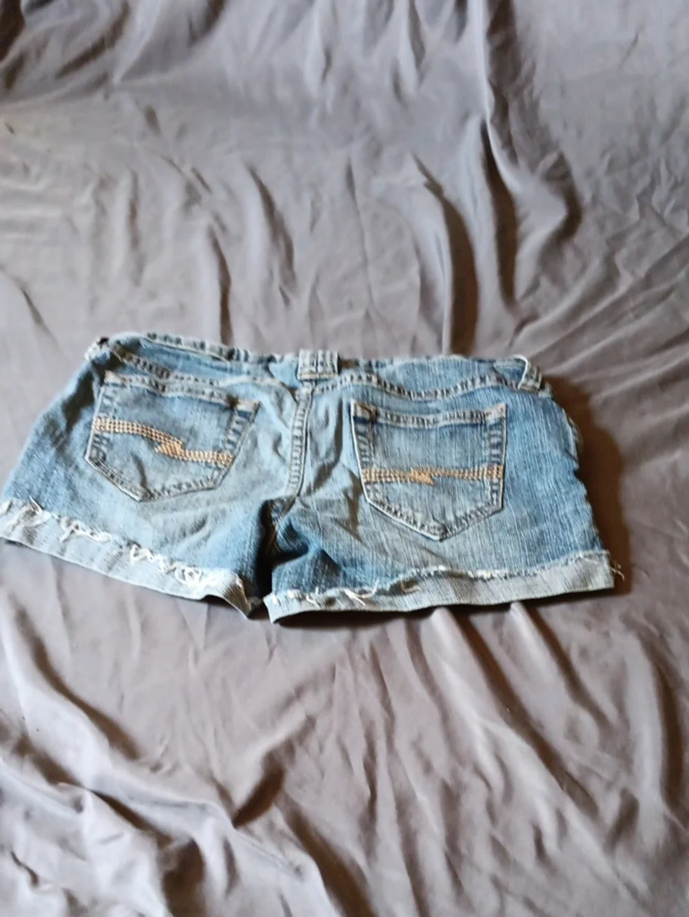Arizona Juniors Light Blue Denim  Shorts